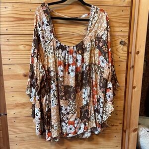 Floral Bohemian Women's Top